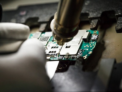 Пайка микросхем